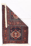 Antique Karajeh Heriz Persian Area Rug