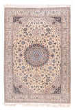 Excellent Beige Nain Persian Area Rug