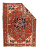 Hand Knotted Persian Serapi Wool