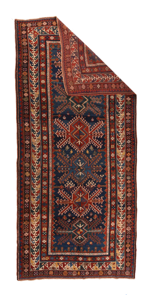 Antique Kazak Russain Area Rug