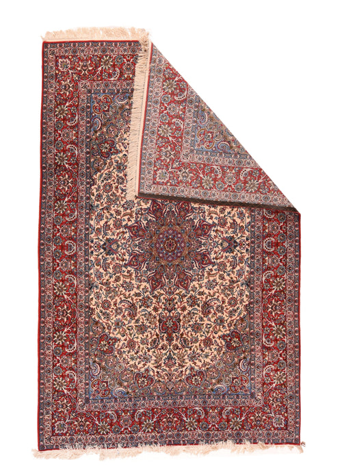 Antique Isfahan Persian Area Rug
