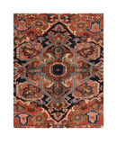 Antique Serapi Heriz Persian Area Rug