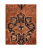 Antique Serapi Persian Area Rug