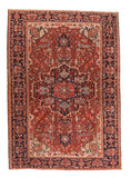 Antique Red Heriz Persian Area Rug