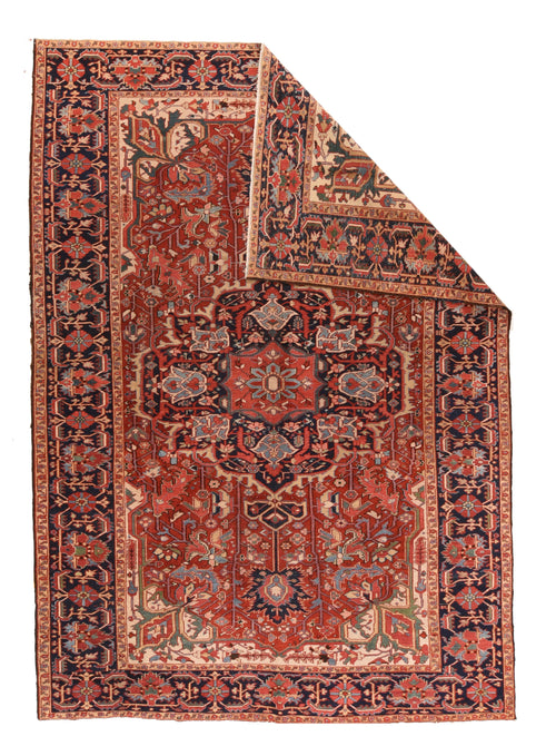 Antique Heriz Persian Area Rug