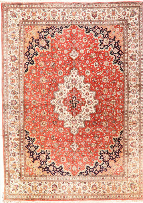 Hand Made Qum Silk Persian Rug