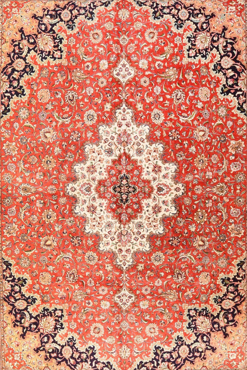 Hand Made Qum Silk Persian Rug