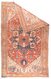 Antique Serapi Persian Area Rug