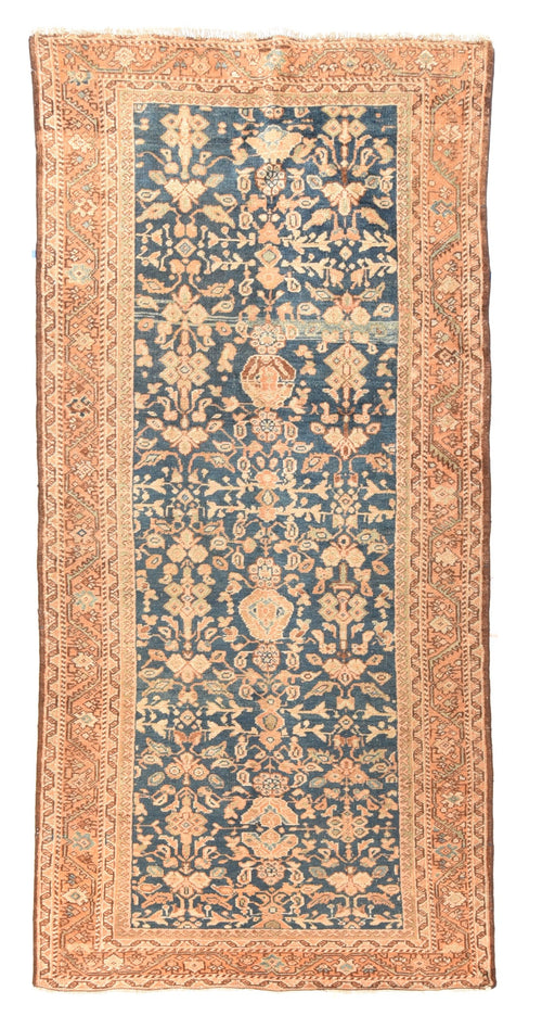 Antique Rust Tribal Mahal Sultanabad Persian Area Rug