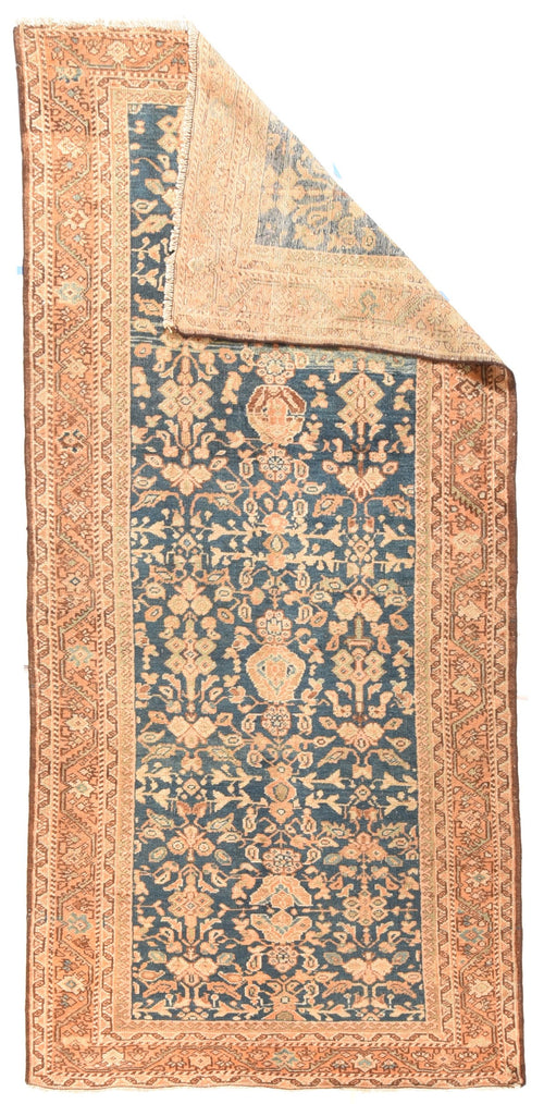 Antique Tribal Mahal Sultanabad Persian Area Rug