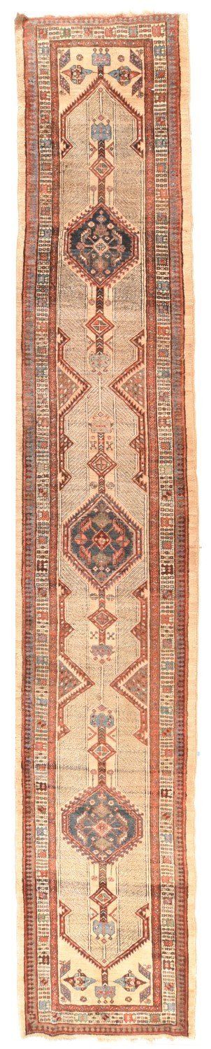 Antique Tribal Hand Made Sarab Persian Rug