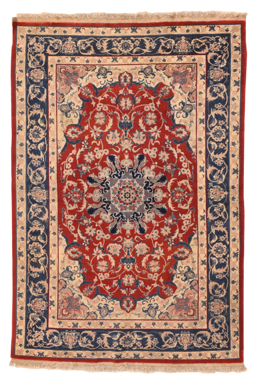 Excellent Brown Isfahan Persian Area Rug