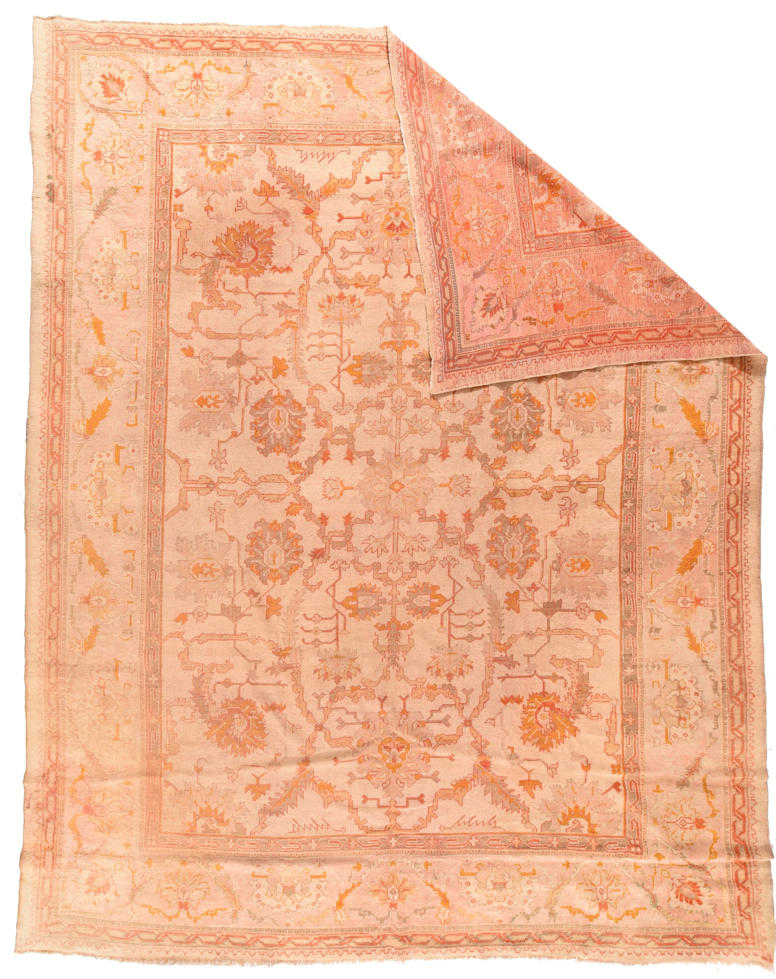 Antique Oushak Area Rug