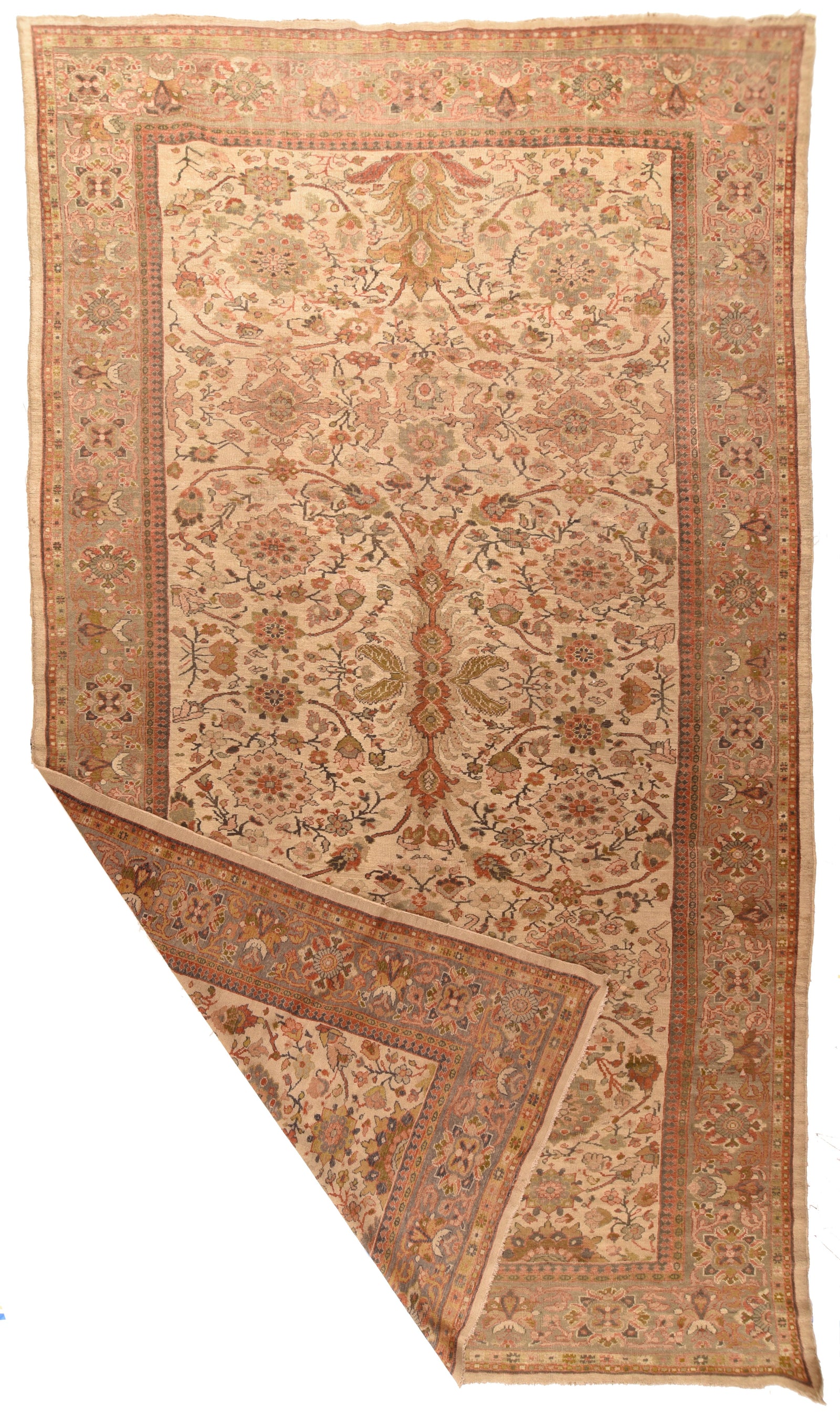 Antique Persian Ziegler Mahal Area Rug