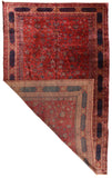 Antique Persian Mohajeran Sarouk Area Rug