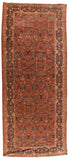 Antique Light Brown Persian Tabriz Area Rug