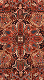 Semi Light Brown Persian Heriz Area Rug