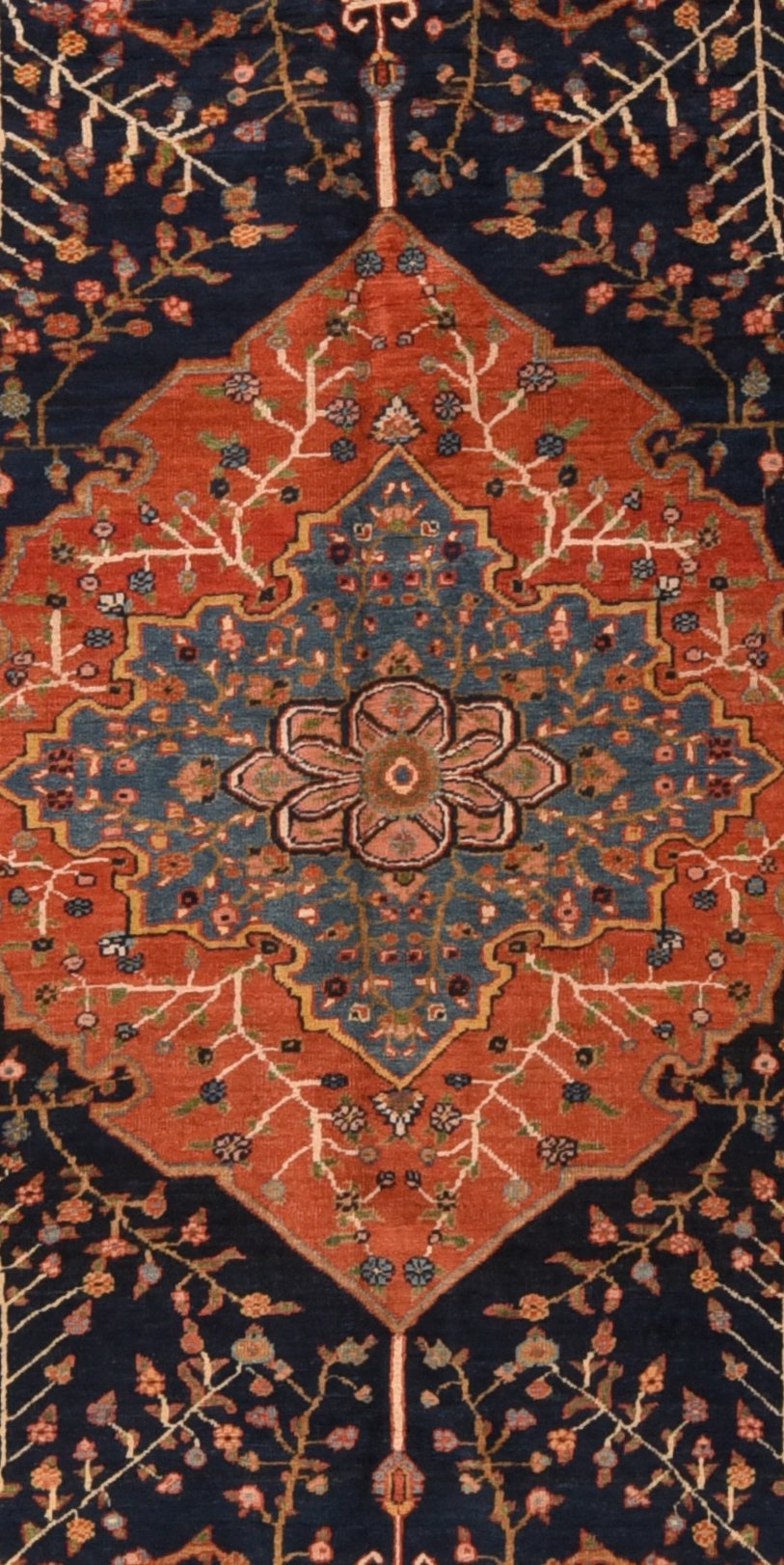 Antique Persian Heriz Area Rug