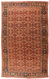 Antique Light Brown Persian Mahal  Area Rug