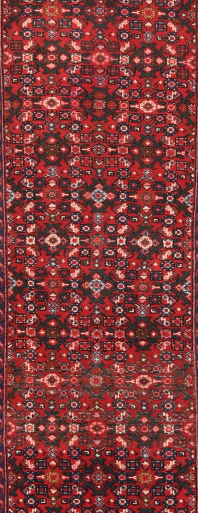 Semi Red Persian Hamedan Area Rug