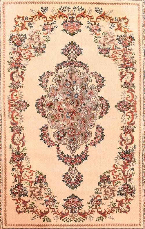 Antique Hand Made Tehran Persian Rug