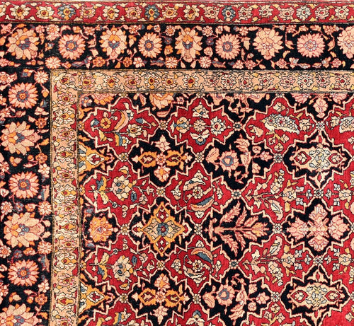 Antique Hand Made Isfahan Persian Rug