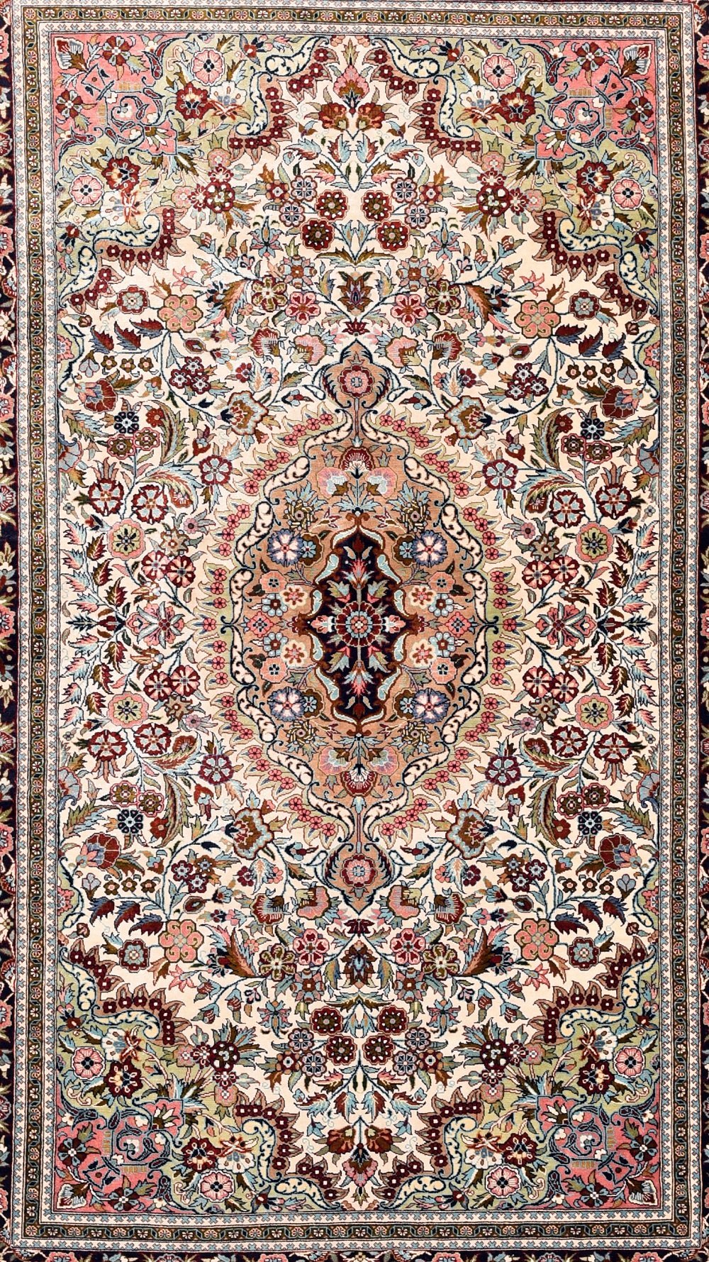 Hand Made Qum Persian Rug