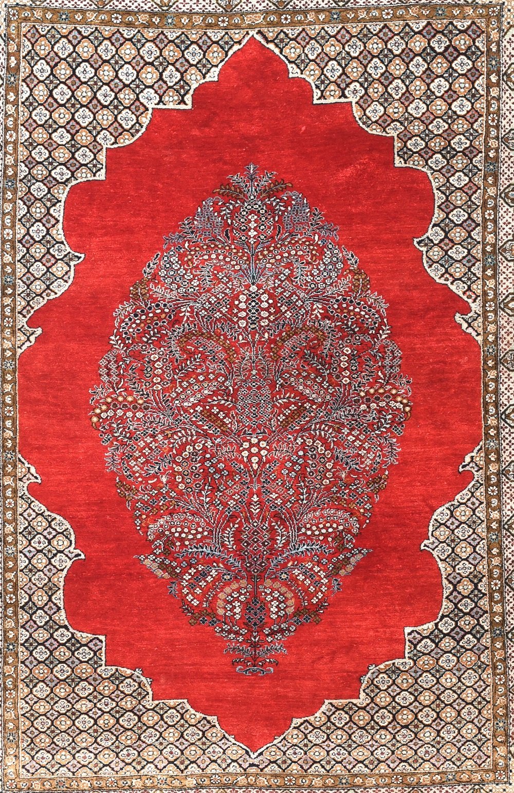 Hand Made Qum Persian Rug