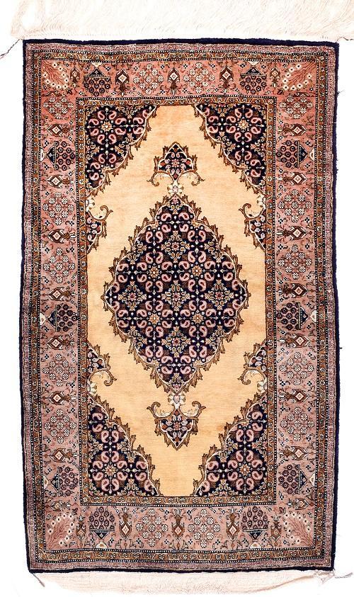 Hand Made Qum Persian Rug