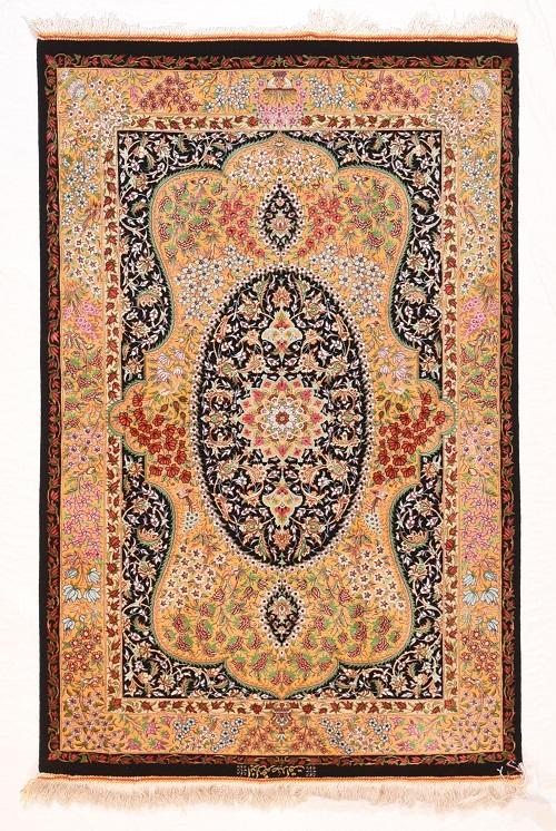 Hand Made Qum Persian Rug