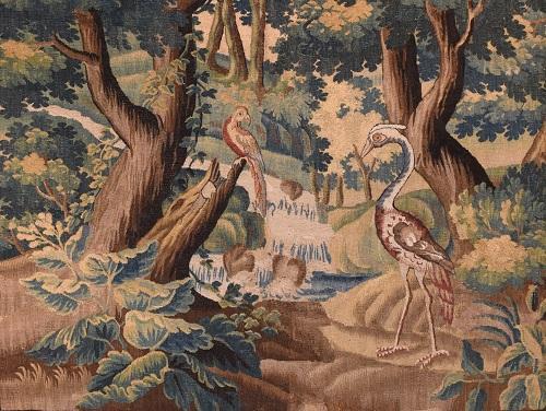 Antique Hand Made French Tapestry