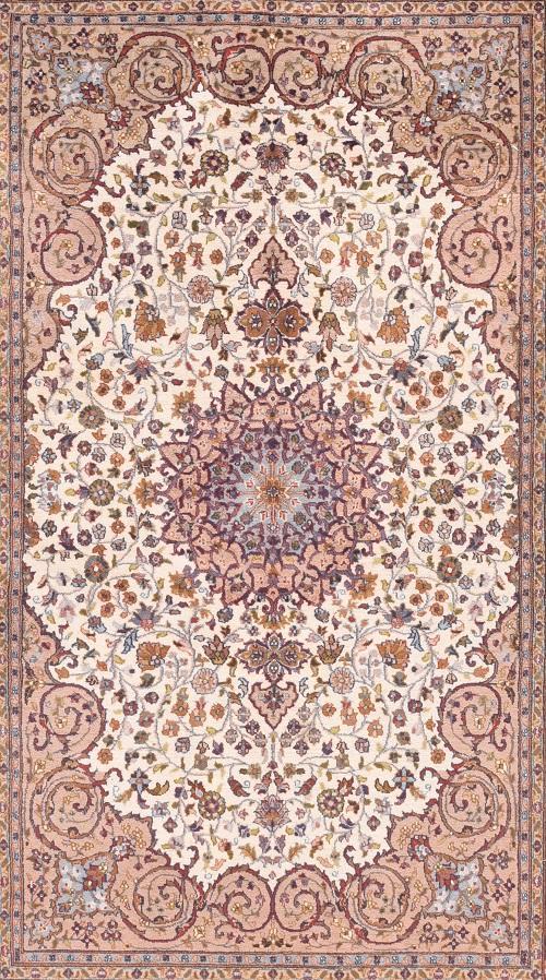 Hand Made Indo Tabriz Indian Rug