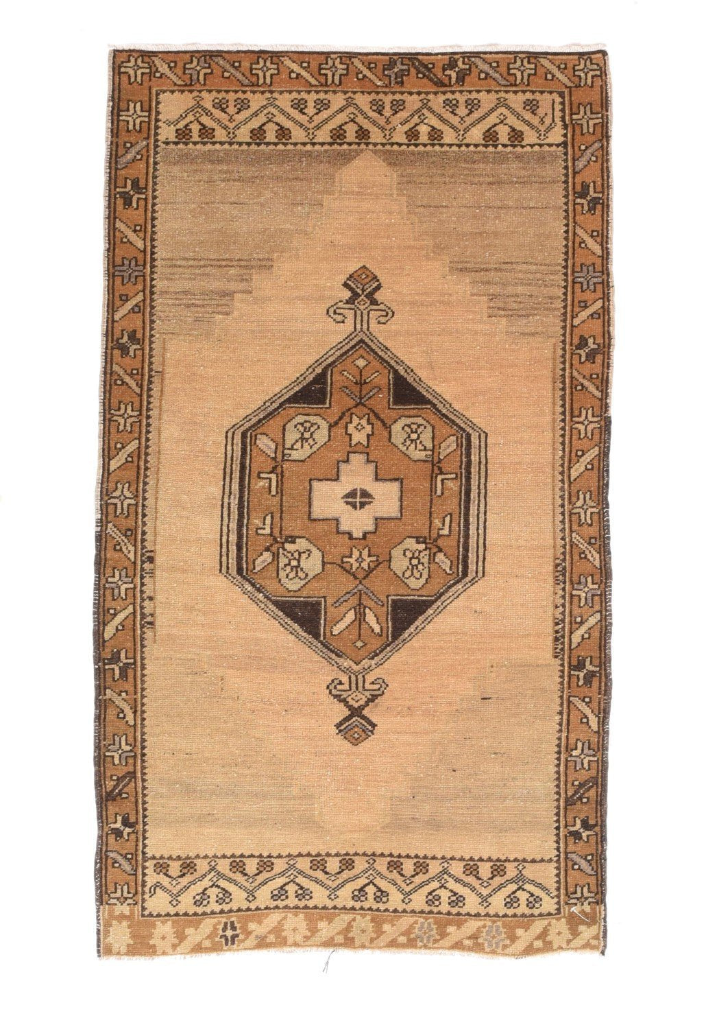 Antique Hand Made Oushak Turkish Rug