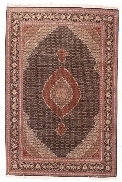 Hand Made Tabriz Mahi Persian Rug