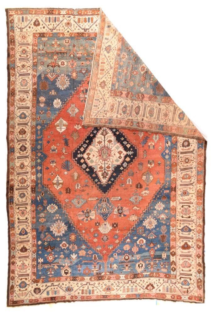Antique Hand Made Bakshaish Persian Rug