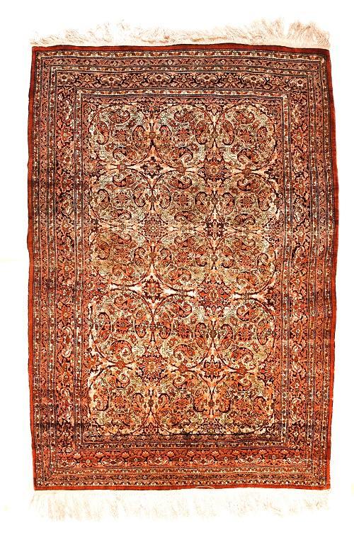 Antique Hand Made Tabriz Haji Jalili Persian Rug