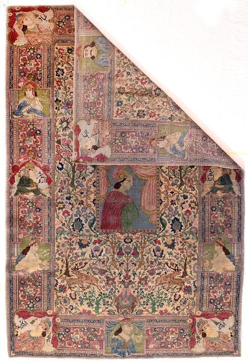 Antique Hand Made Tabriz Persian Rug